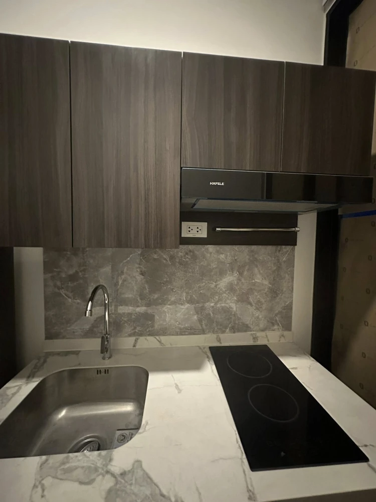For rent: The Origin Plug & Play Ramintra, decorated with awesome built-ins and complete electrical appliances. Just bring your bags and move in.