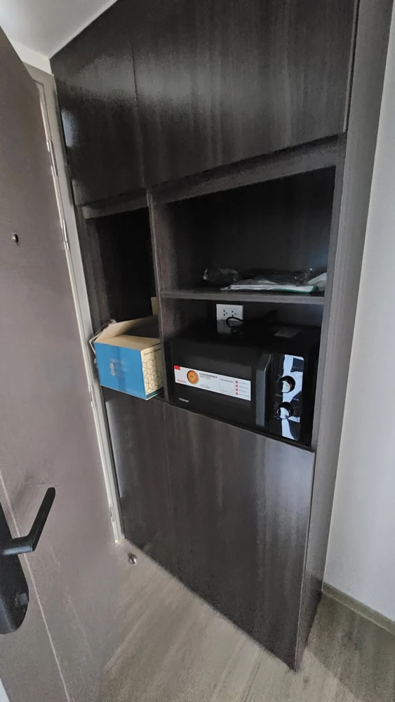 For rent: The Origin Plug & Play Ramintra, 2-story room with high ceiling, fully furnished and equipped with appliances. Just bring your bags and move