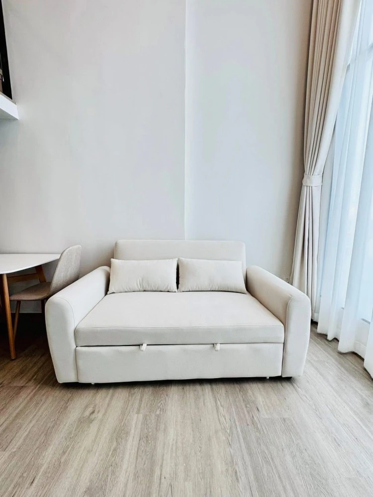 For rent: The Origin Plug & Play Ramintra. High ceiling, airy, not hot. Fully furnished and equipped with appliances. Don't miss out!
