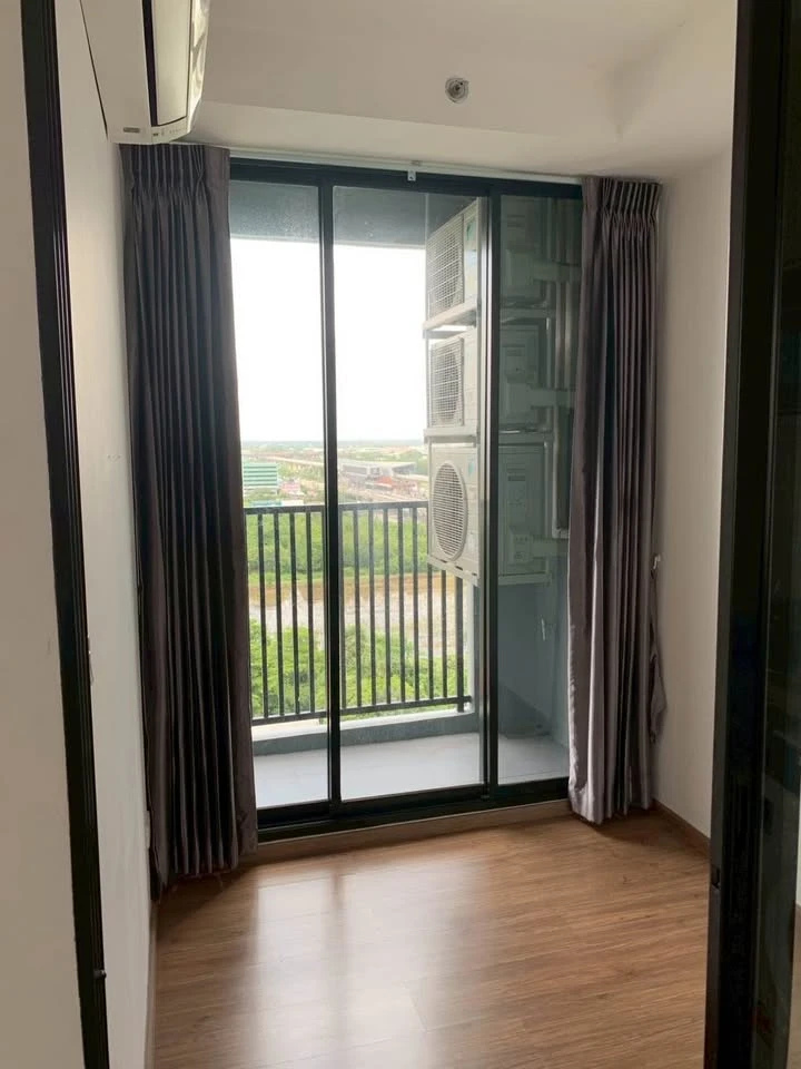 For rent THE ORIGIN Ram 209 Interchange, 12th floor, open view, corner room, fully furnished, nice to live in, reserve now, urgently.