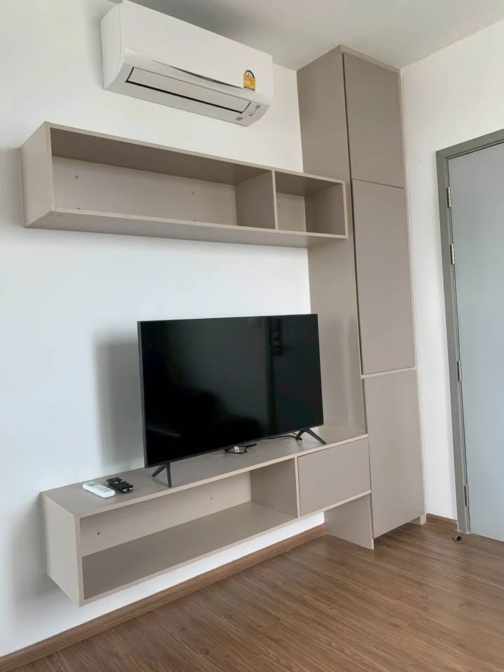 For rent THE ORIGIN Ram 209 Interchange, 12th floor, open view, corner room, fully furnished, nice to live in, reserve now, urgently.