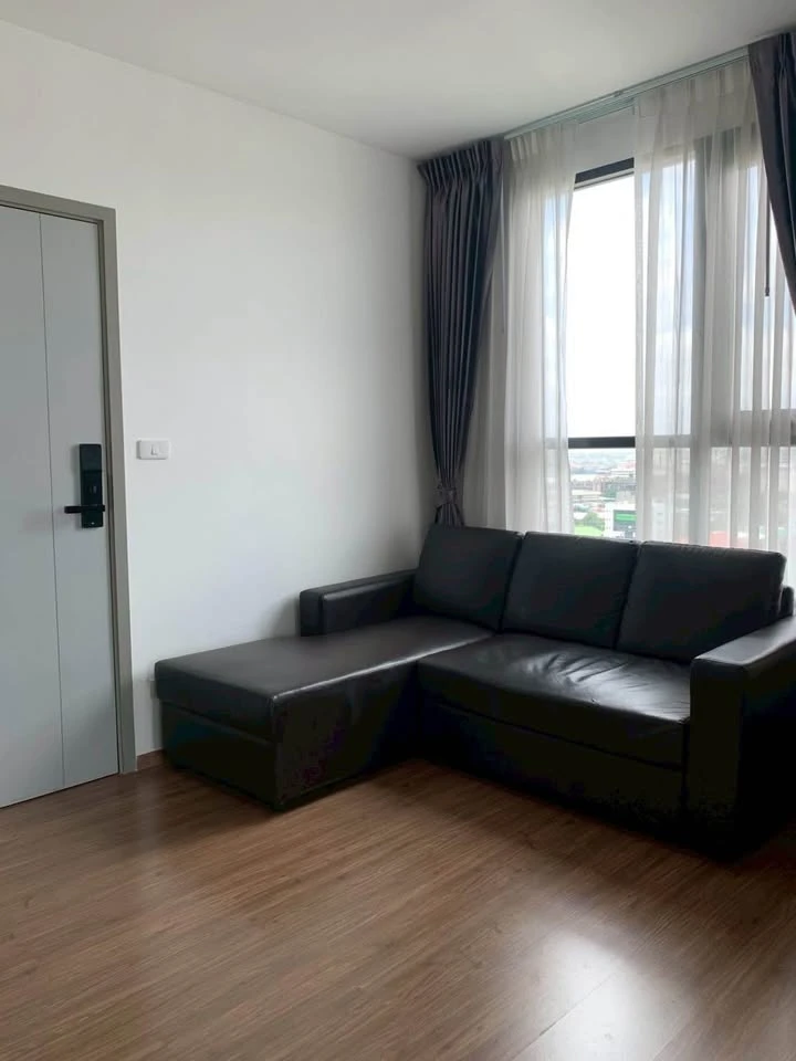For rent THE ORIGIN Ram 209 Interchange, 12th floor, open view, corner room, fully furnished, nice to live in, reserve now, urgently.