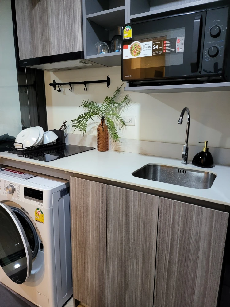 For rent: The Origin Ramintra 83 Station, ready to move in, fully furnished, come and reserve now, don't miss out!