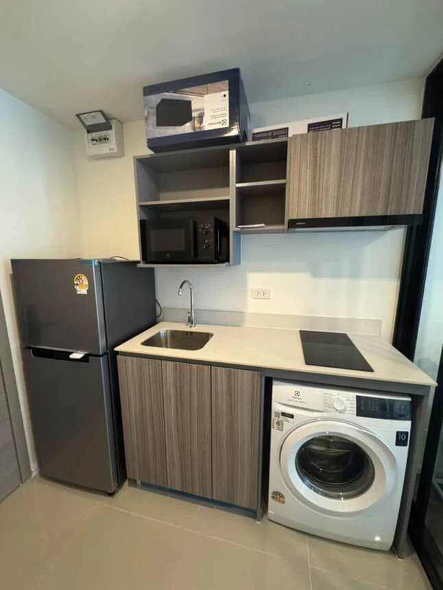 For rent: The Origin Ramintra 83 Station, ready to move in, comes with complete facilities, press to reserve now!! Don't miss out!