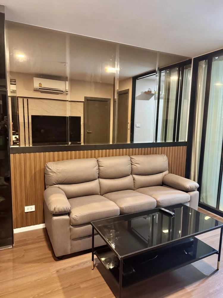 For rent: The Origin Ratchada-Ladprao, corner room, 2nd floor, 1 bedroom plus, plenty of usable space. Hurry and reserve now, don't delay.