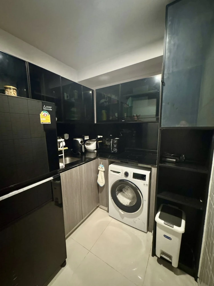 For rent: The Origin Ratchada-Ladprao, corner room, 2nd floor, 1 bedroom plus, plenty of usable space. Hurry and reserve now, don't delay.