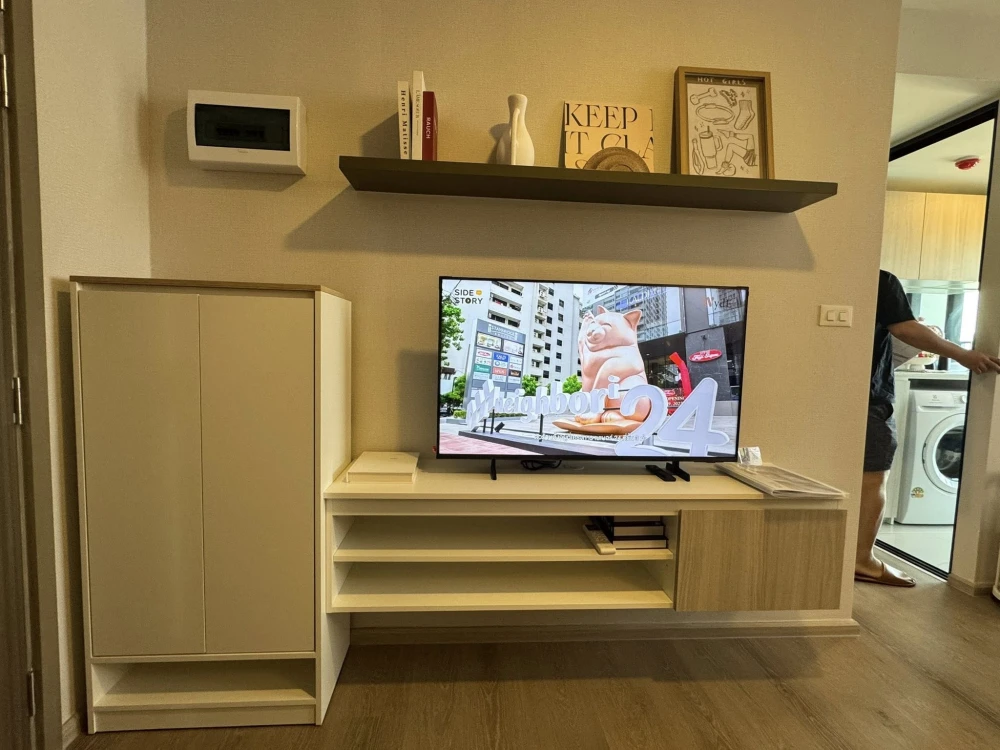 For rent: The Origin Sukhumvit - Praksa. A lovely unit on the 31st floor with excellent built-in furniture and stunning city views. Don't miss out!