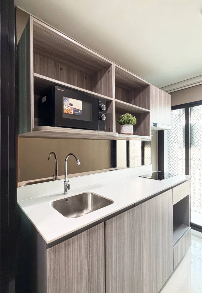 ให้เช่า THE ORIGIN Sukhumvit 105 ห้องแต่งสวยสไตล์มินิมอล บิวท์อินเฟอร์นิเจอร์อย่างดี รีบจองเลยตอนนี้จ้า