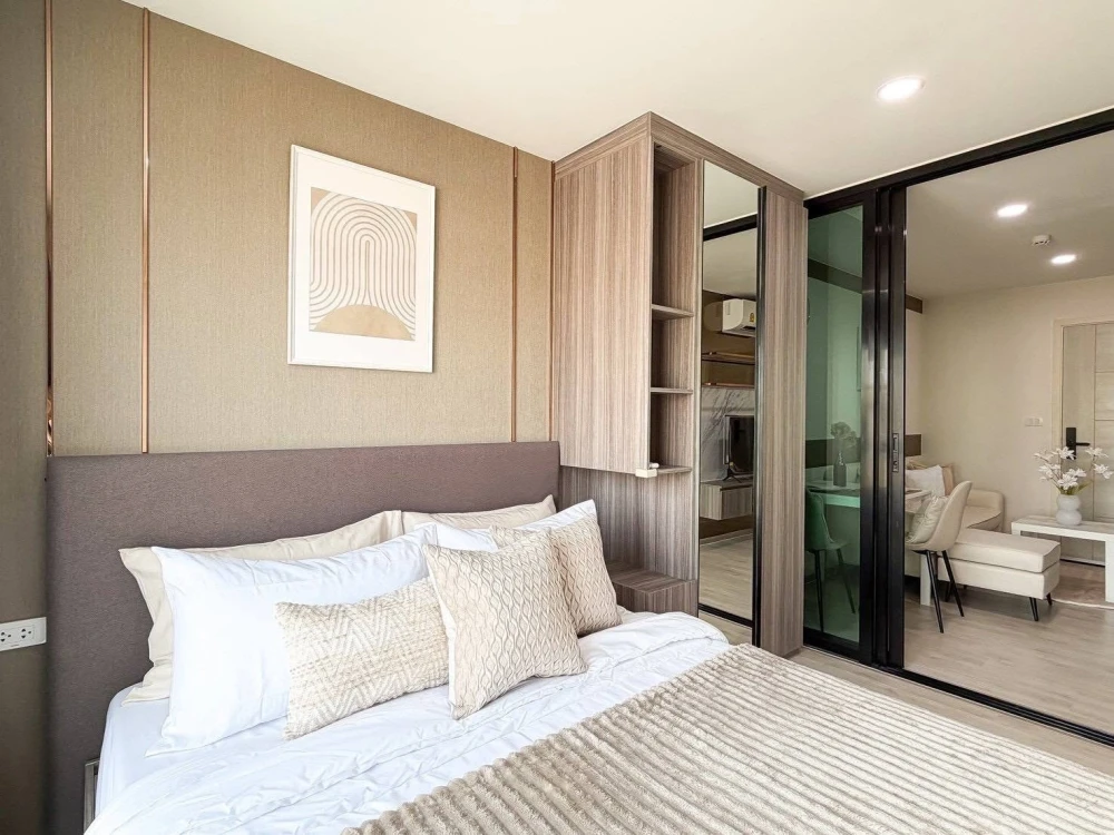 ให้เช่า THE ORIGIN Sukhumvit 105 ห้องแต่งสวยสไตล์มินิมอล บิวท์อินเฟอร์นิเจอร์อย่างดี รีบจองเลยตอนนี้จ้า