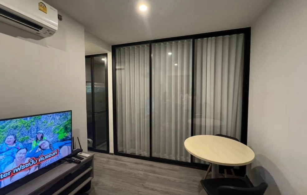 For rent THE ORIGIN Sukhumvit Sailuat E22 Station, 15th floor, fully furnished room, ready to move in, reserve now.