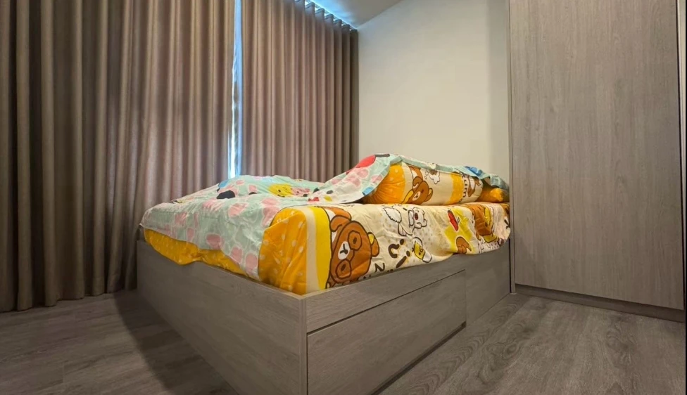 For rent THE ORIGIN Sukhumvit Sailuat E22 Station, 15th floor, fully furnished room, ready to move in, reserve now.