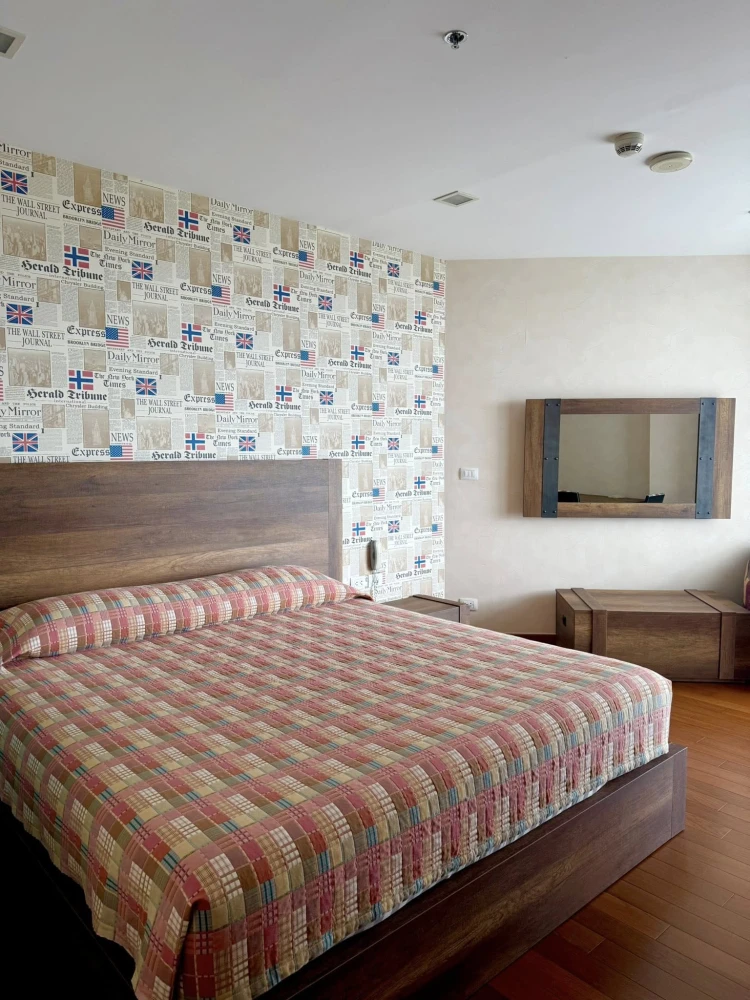 For rent sell: The Palm Wongamat Beach Pattaya, 9th floor, beautiful room, fully furnished, book now, don't miss out.