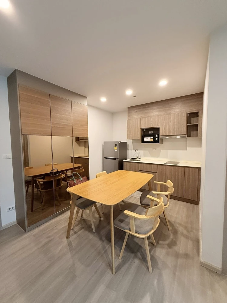 2-bedroom fully furnished apartment for rent at The Parkland Charan–Pinklao. Book now! Don't miss out!