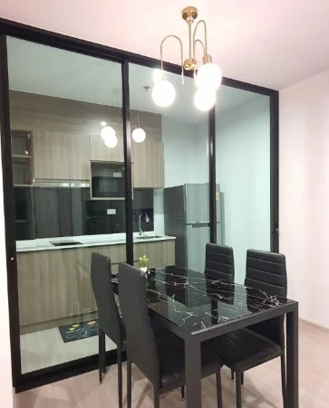 For rent: The Parkland Charan–Pinklao, 12th floor, high floor, beautiful view, fully furnished, reserve now.