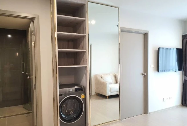 For rent: The Parkland Charan–Pinklao, 12th floor, high floor, beautiful view, fully furnished, reserve now.