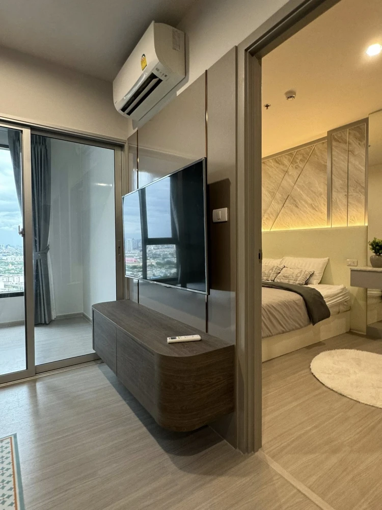 For rent: The Parkland Phetkasem 56, 1 bedroom, 1 bathroom, built-in marble-patterned walls, fully furnished, don't miss out.