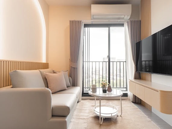 For rent: The Parkland Phetkasem 56, ready to move in, fully furnished, spacious and comfortable room, reserve now.