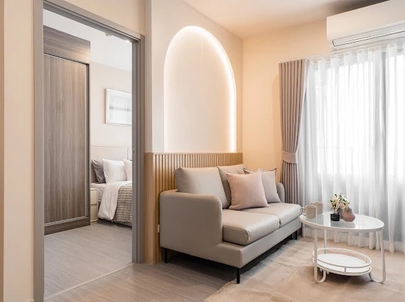 For rent: The Parkland Phetkasem 56, ready to move in, fully furnished, spacious and comfortable room, reserve now.