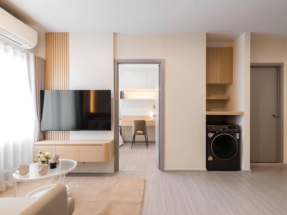 For rent: The Parkland Phetkasem 56, ready to move in, fully furnished, spacious and comfortable room, reserve now.