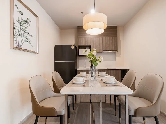 For rent: The Parkland Phetkasem 56, ready to move in, fully furnished, spacious and comfortable room, reserve now.