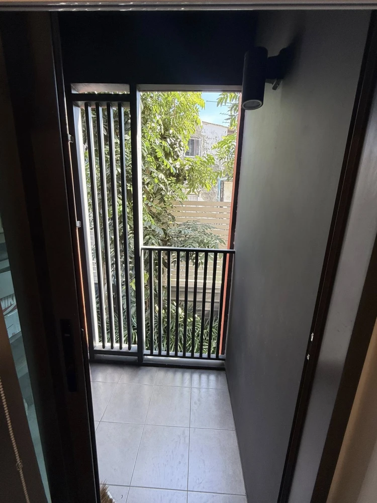 For rent: The Privacy Sukhumvit 101. Ready to move in, fully furnished, corner unit with tree view and fenced access. Don't miss out on this great dea