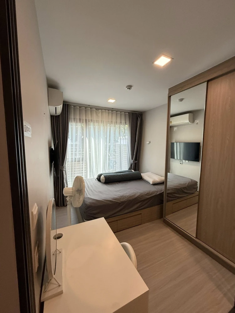 For rent: The Privacy Sukhumvit 101. Ready to move in, fully furnished, corner unit with tree view and fenced access. Don't miss out on this great dea
