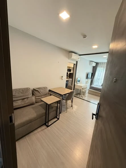 For rent: The Privacy Sukhumvit 101. Ready to move in, fully furnished, corner unit with tree view and fenced access. Don't miss out on this great dea