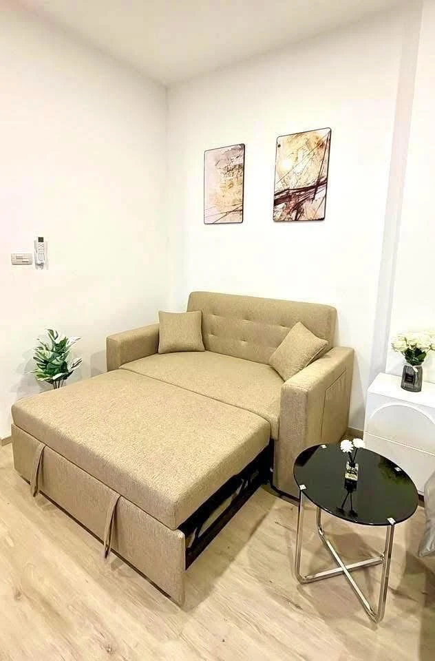 For rent: The Rich Rama 9-Srinakarin, high floor unit, fully furnished. Book now before it's too late!+++