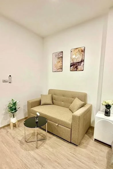 For rent: The Rich Rama 9-Srinakarin, high floor unit, fully furnished. Book now before it's too late!+++