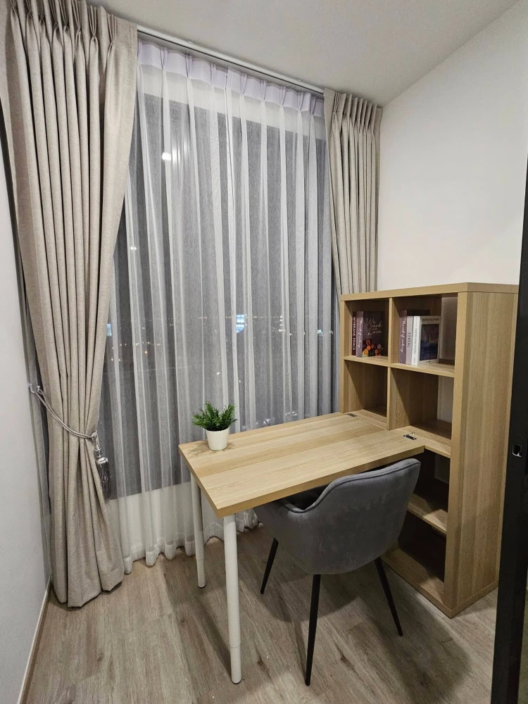 For rent: The Rich Rama 9-Srinakarin, a beautifully designed apartment fully furnished with appliances for comfortable living.