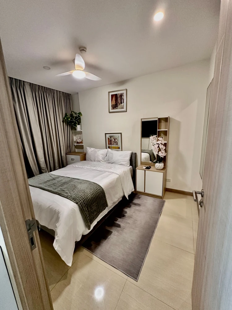 For rent The Riviera Jomtien Pattaya 2 bedrooms, fully furnished, book now.