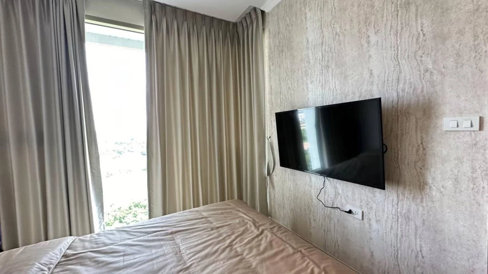 For rent: The Riviera Jomtien Pattaya, 16th floor, fully furnished, nice to live in, book now, urgently.