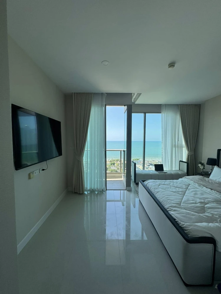 For rent: The Riviera Jomtien Pattaya, 29th floor, sea view, beautiful room, fully furnished, nice to live in, book now!