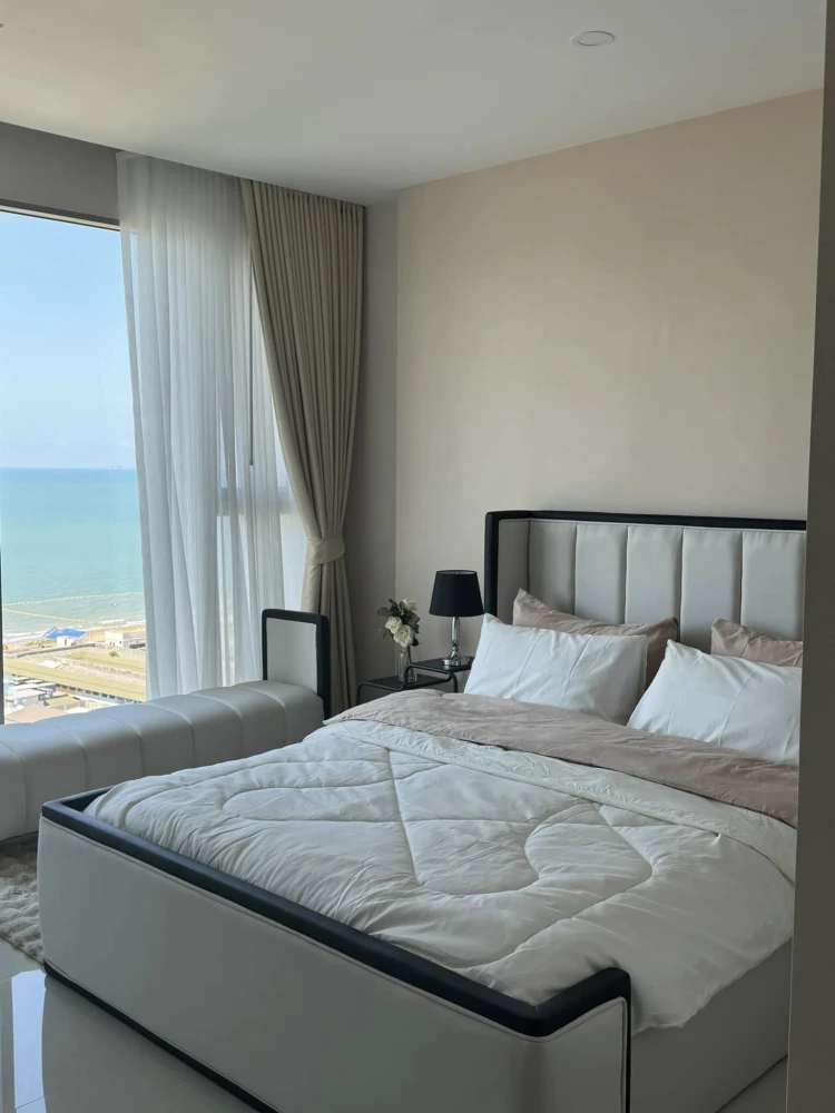 For rent: The Riviera Jomtien Pattaya, 29th floor, sea view, beautiful room, fully furnished, nice to live in, book now!
