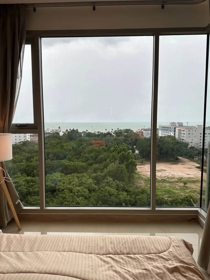 ให้เช่า The Riviera Jomtien Pattaya ห้องน่าอยู่ เฟอร์ครบ วิวทะเลสวยสุดปัง หิ้วกระเป๋าเข้าอยู่ได้เลยจ้า