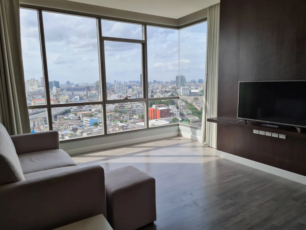 For rent: The Room Rama 4, 2 bedrooms (80 sqm), fully furnished and ready to move in.