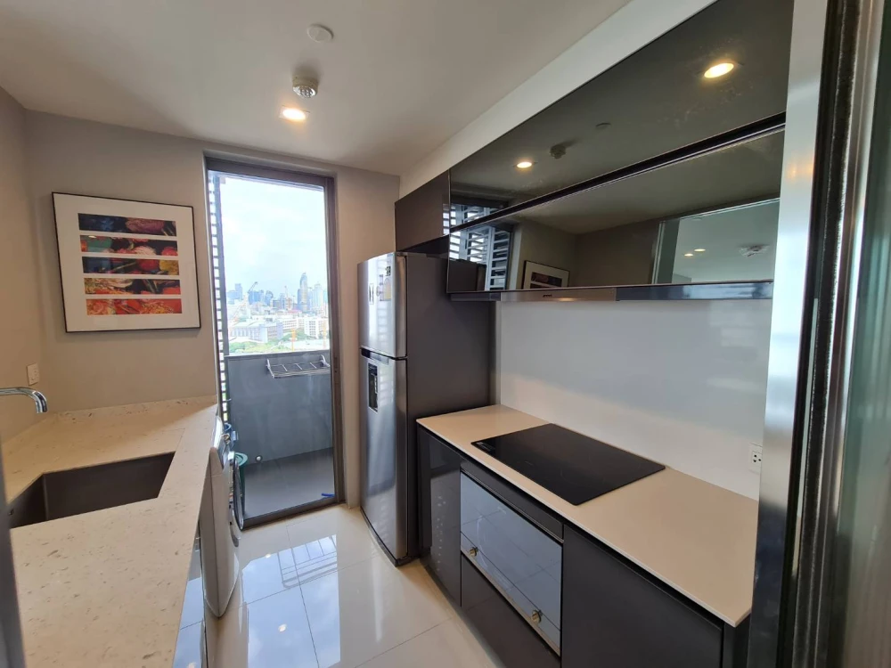 For rent: The Room Rama 4, 2 bedrooms (80 sqm), fully furnished and ready to move in.