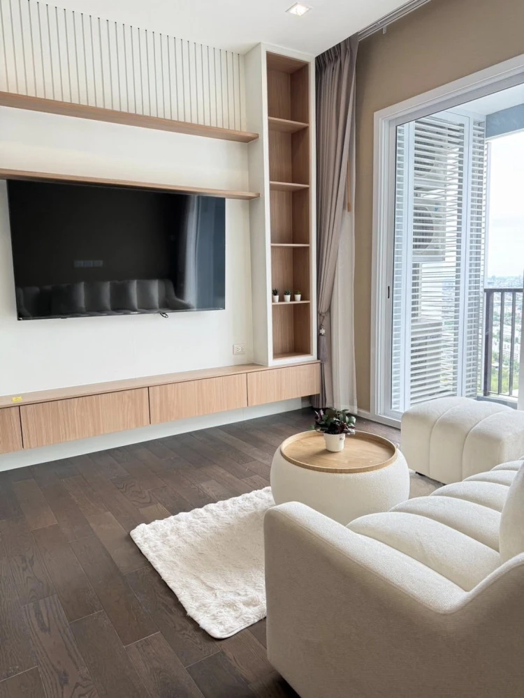 ให้เช่า The Saint Residences 2 ห้องนอน บิวท์อินเฟอร์นิเจอร์อย่างดี วิวสวนจตุจักร จองด่วน