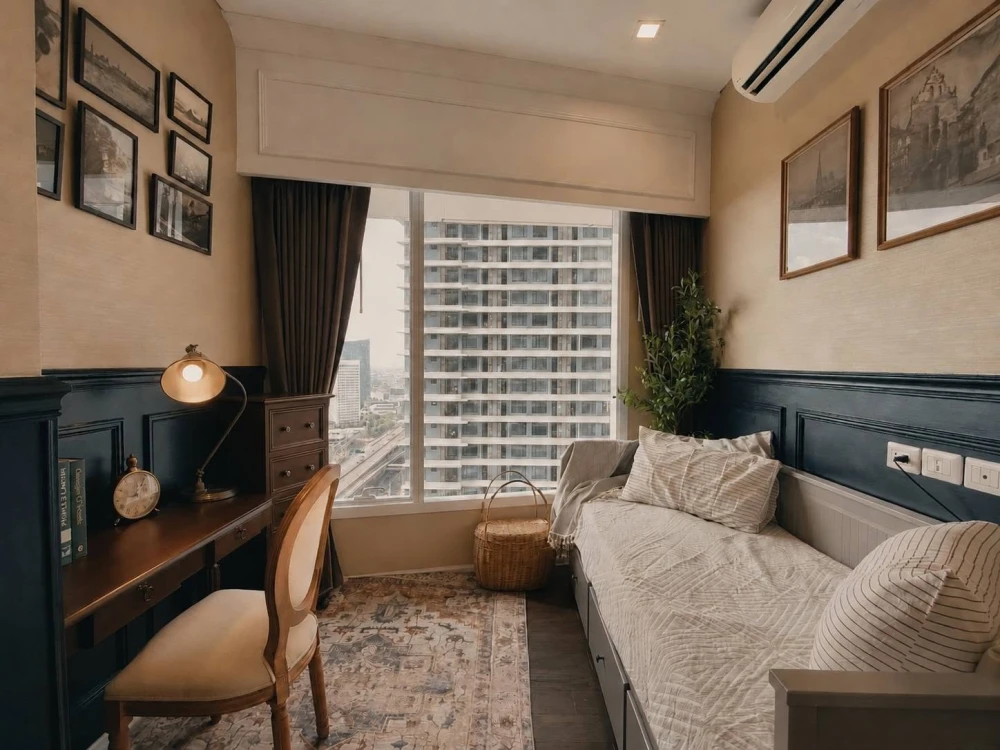 ให้เช่า The Saint Residences ชั้น 29 วิวสวนจตุจักร ห้องแต่งครบ สนใจจองเลย