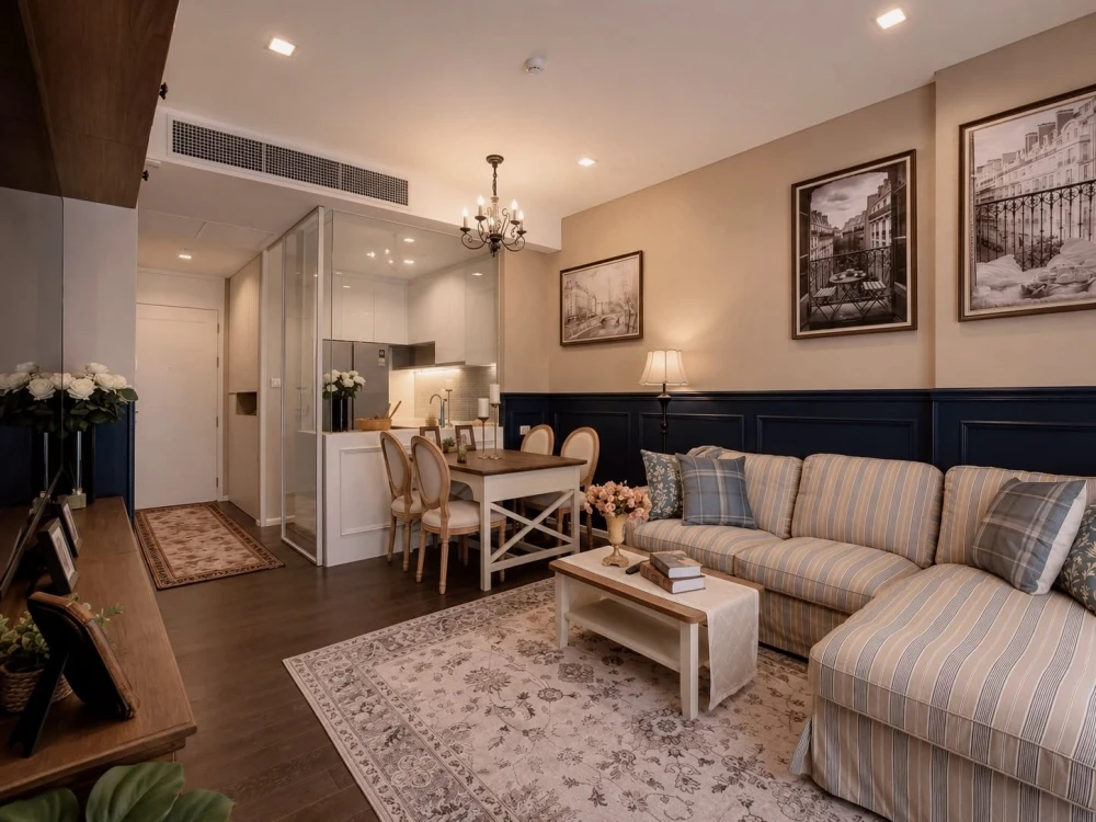 ให้เช่า The Saint Residences ชั้น 29 วิวสวนจตุจักร ห้องแต่งครบ สนใจจองเลย