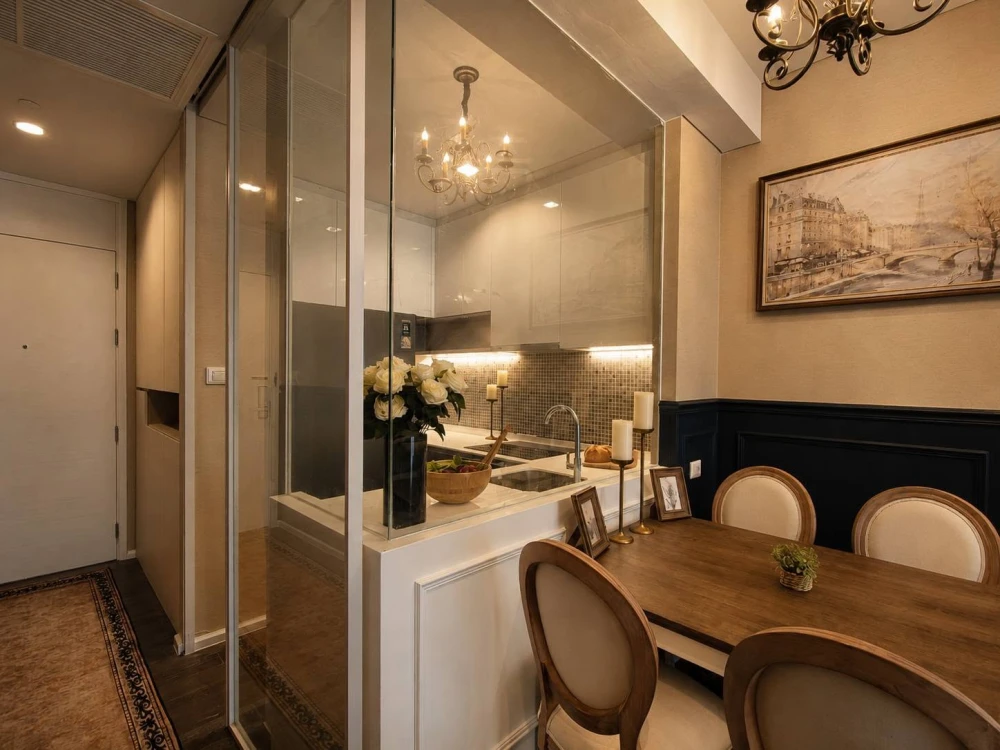 ให้เช่า The Saint Residences ชั้น 29 วิวสวนจตุจักร ห้องแต่งครบ สนใจจองเลย