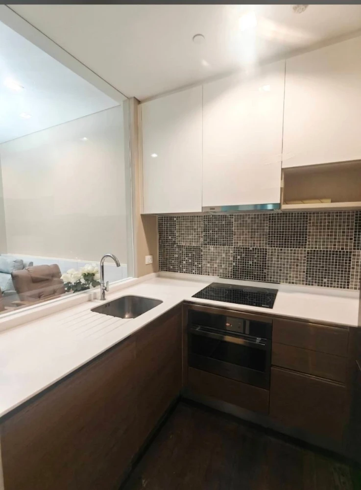 For Rent: The Saint Residences, 38th floor. Corner unit with a beautiful view, fully furnished, and inviting. Book now if interested!