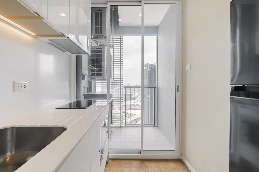 For rent: The Saint Residences, Chatuchak Park view, high floor, beautiful view, simple but very nice decoration, book now!