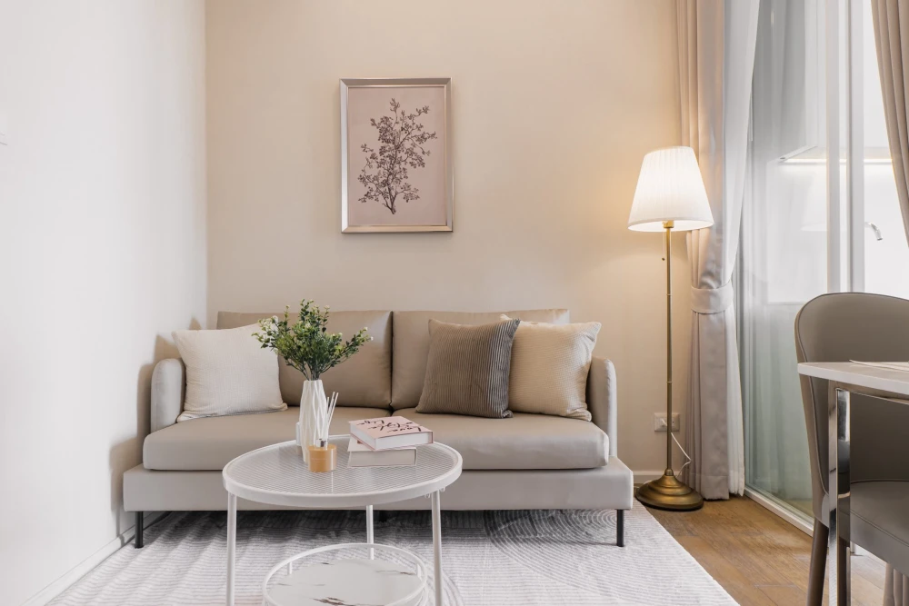 For rent: The Saint Residences, Chatuchak Park view, high floor, beautiful view, simple but very nice decoration, book now!
