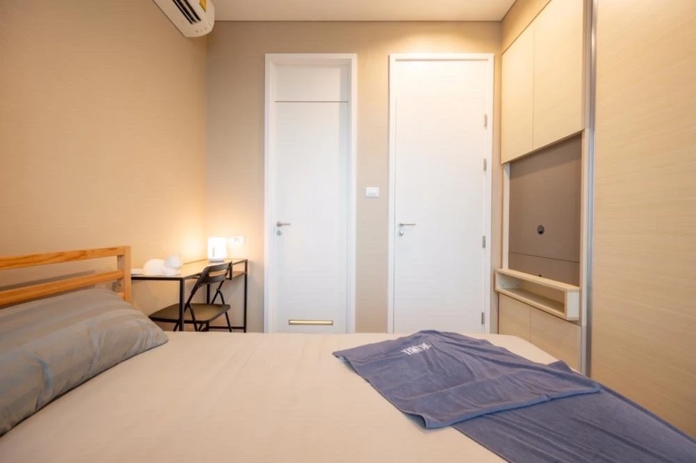For rent: The Saint Residences. Unobstructed view, fully furnished, very livable. Book now! Don't miss out!