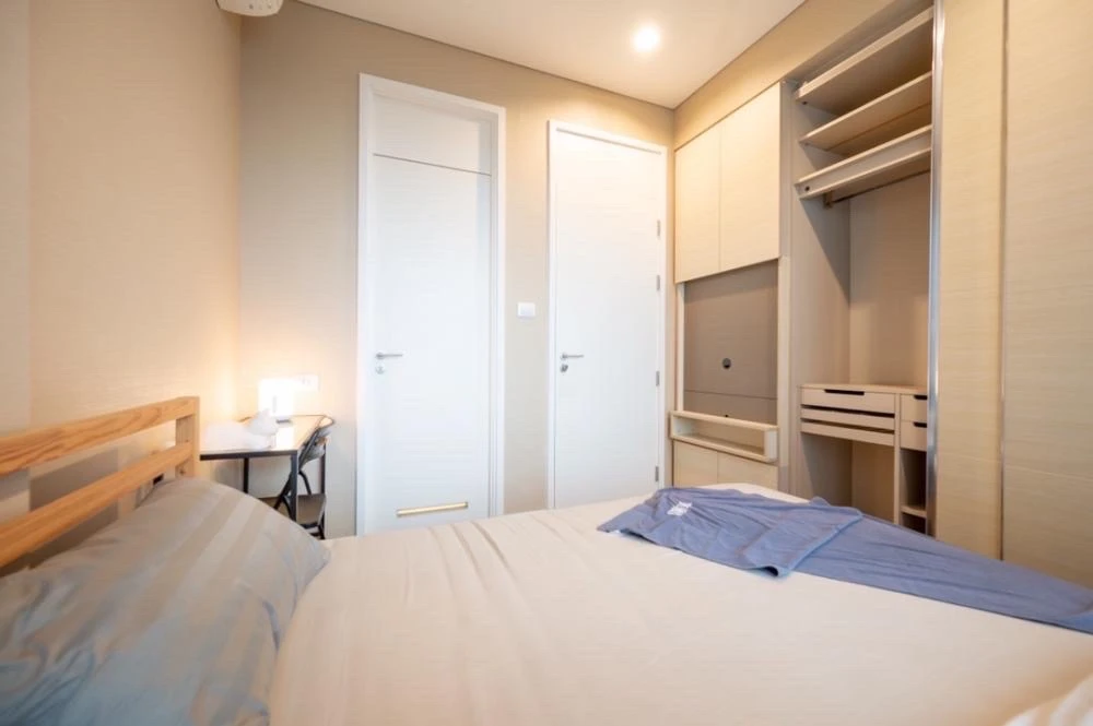 For rent: The Saint Residences. Unobstructed view, fully furnished, very livable. Book now! Don't miss out!