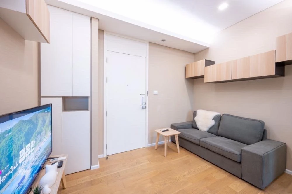 For rent: The Saint Residences. Unobstructed view, fully furnished, very livable. Book now! Don't miss out!