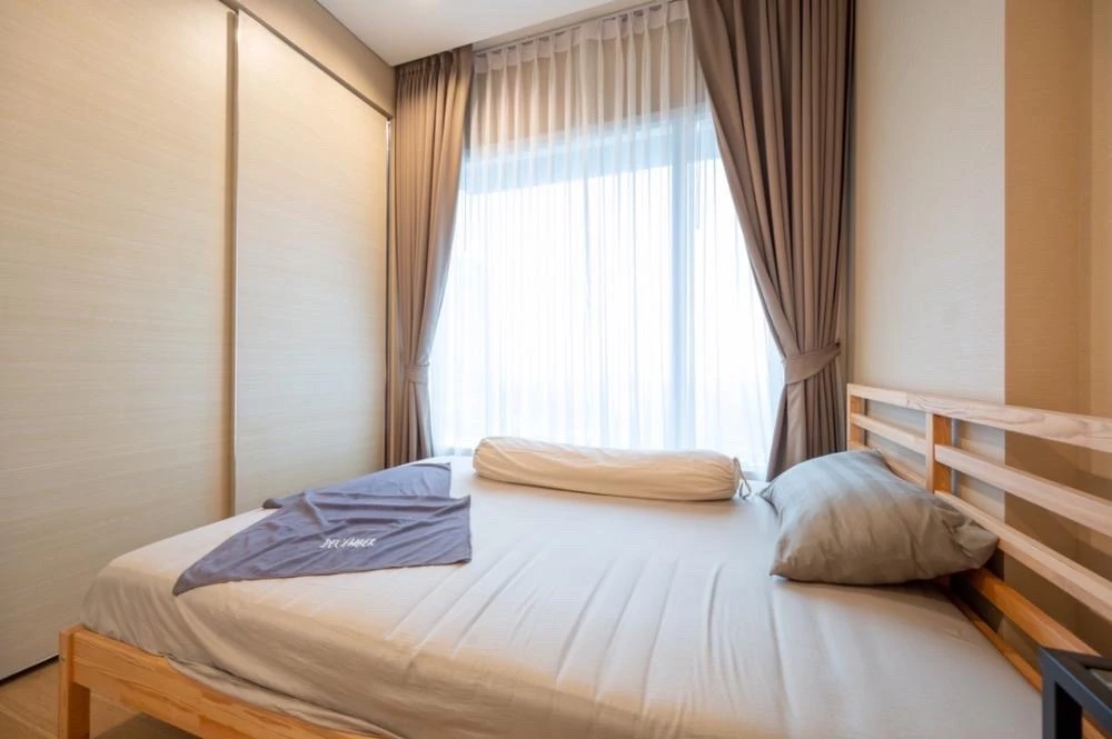 For rent: The Saint Residences. Unobstructed view, fully furnished, very livable. Book now! Don't miss out!