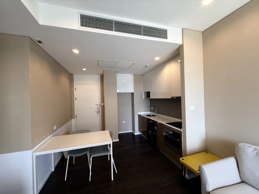 For rent: The Saint Residences, corner unit, fully furnished, 2 bedrooms / 2 bathrooms, large balcony. Don't miss out!