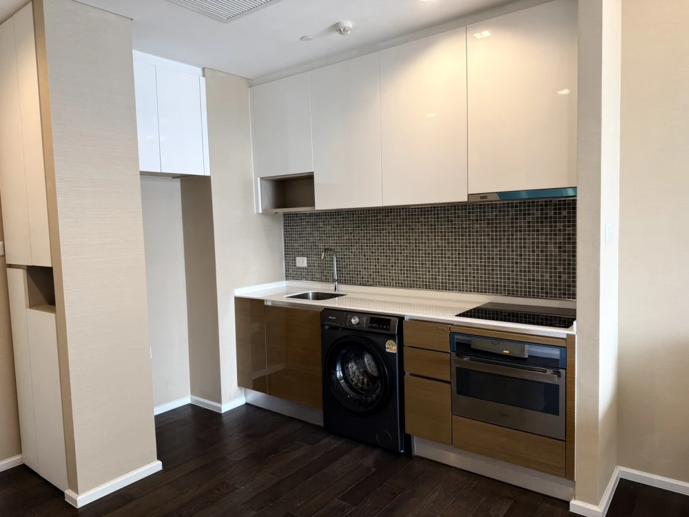 For rent: The Saint Residences, corner unit, fully furnished, 2 bedrooms / 2 bathrooms, large balcony. Don't miss out!